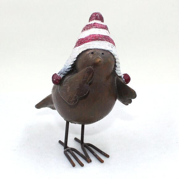 Christmas Cap Bird and Hanging Birdhouse For Decoration - Picture 9 of 10
